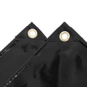 vidaXL Tarp 650 gsm 1.5x6 m Black