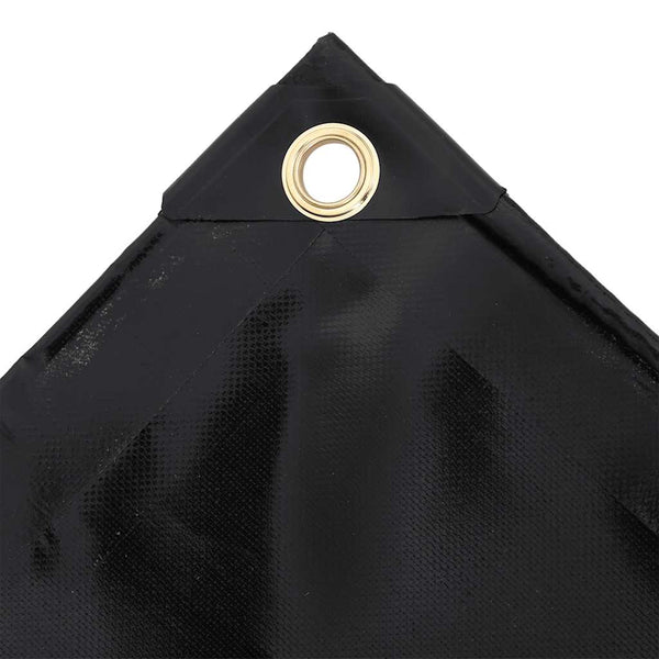 vidaXL Tarpaulin 650 g/m² 3.5x2.5 m Black