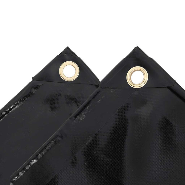 vidaXL Tarpaulin 650 g/m² 3.5x2.5 m Black