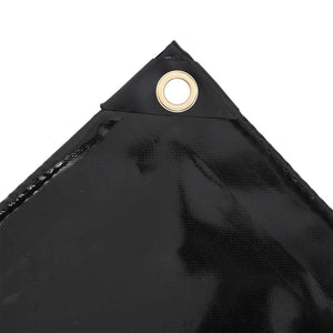 vidaXL Tarpaulin 650 g/m² 3.5x2.5 m Black
