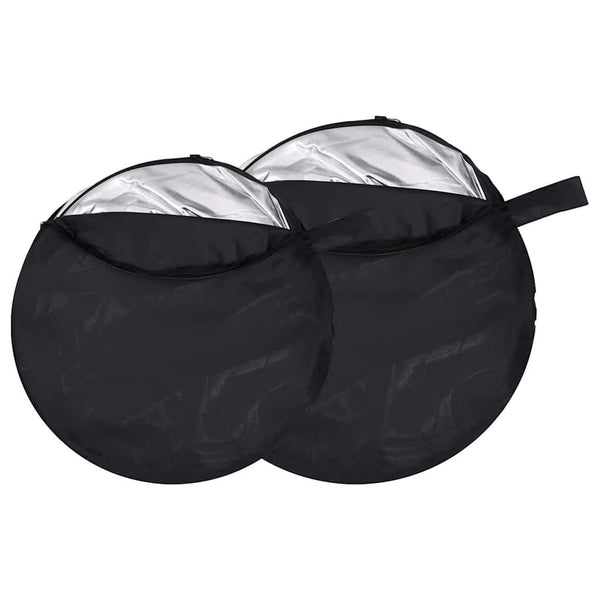 vidaXL Photo Studio Kit with Lights, Background, and Reflector