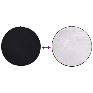 vidaXL Photo Studio Kit with Lights, Background, and Reflector