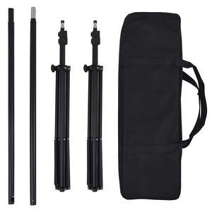 vidaXL Photo Studio Kit with Lights, Background, and Reflector