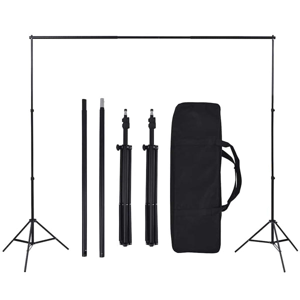 vidaXL Photography Studio Kit with Softbox and Background