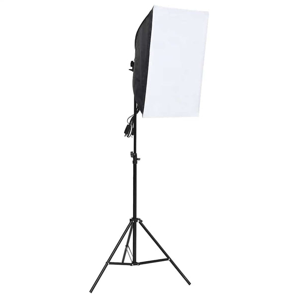 vidaXL Photography Studio Kit with Softbox and Background