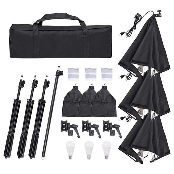 vidaXL Photo Studio Light Kit