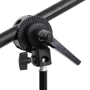 vidaXL Photo Studio Kit with Lights, Background, and Reflector