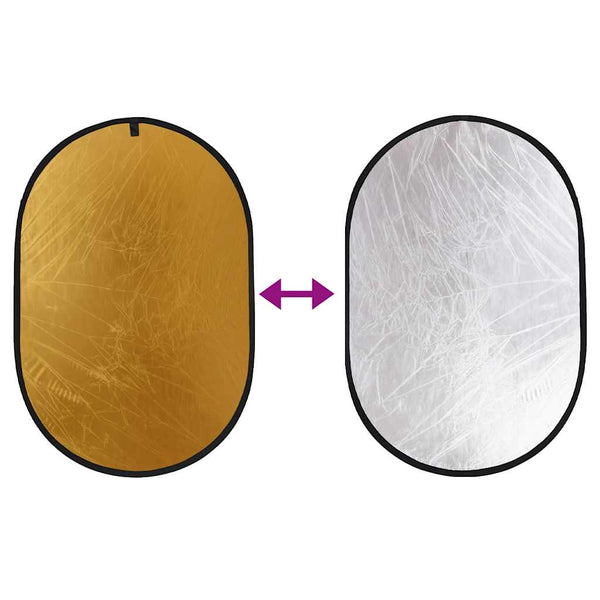 vidaXL Photo Studio Kit with Lights, Background, and Reflector
