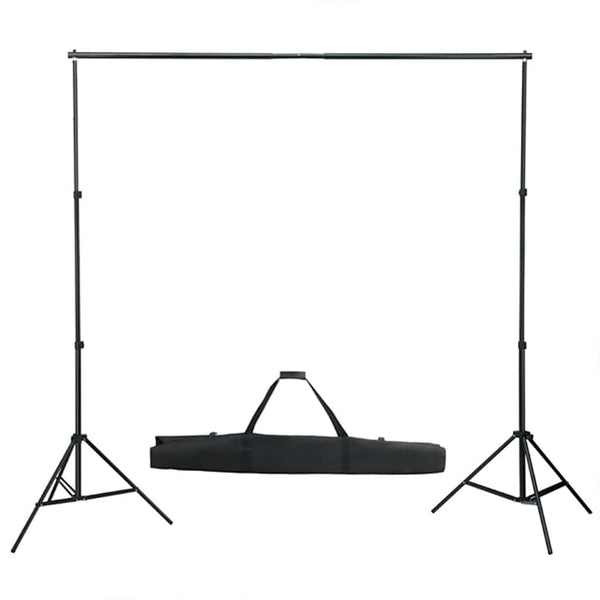 vidaXL Photo Studio Kit with Lights, Background, and Reflector