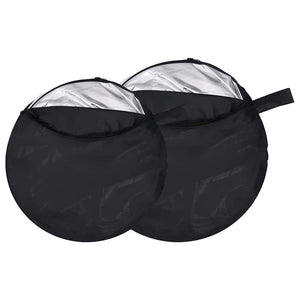 vidaXL Photo Studio Kit with Lights, Background, and Reflector