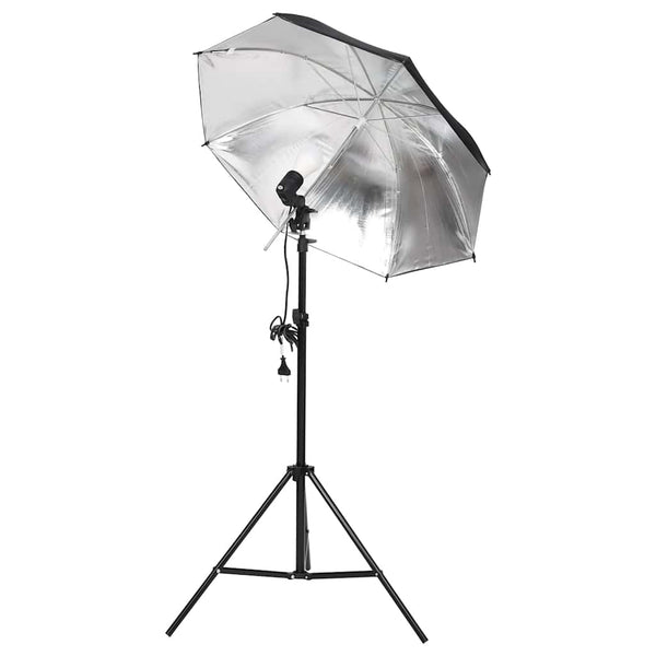 vidaXL Photo Studio Set with Lighting and Backdrop