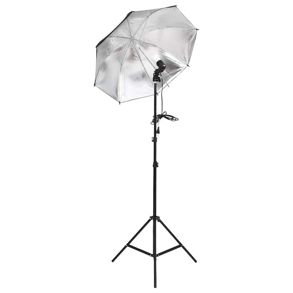 vidaXL Photo Studio Set with Lighting and Backdrop
