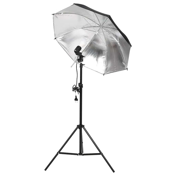 vidaXL Photo Studio Set with Lighting and Backdrop