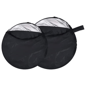 vidaXL Photo Studio Kit with Lights, Background, and Reflector
