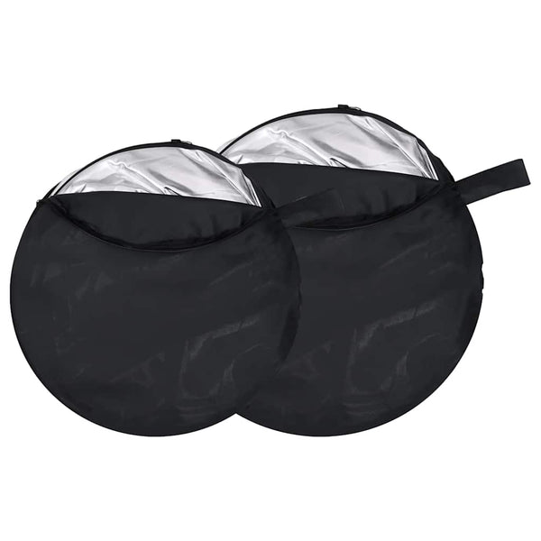 vidaXL Photo Studio Kit with Lights, Background, and Reflector