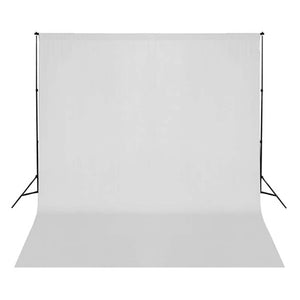 vidaXL Photo Studio Kit with Lights, Background, and Reflector