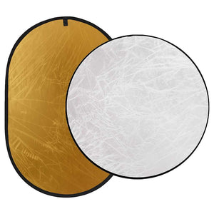 vidaXL Photo Studio Kit with Lights, Background, and Reflector