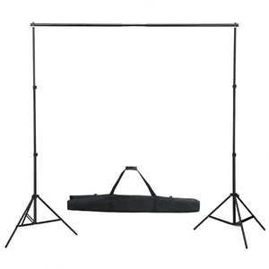 vidaXL Photo Studio Kit with Lights, Background, and Reflector