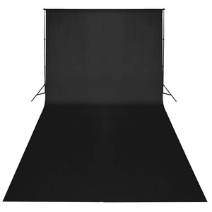 vidaXL Photo Studio Kit with Lights, Background, and Reflector
