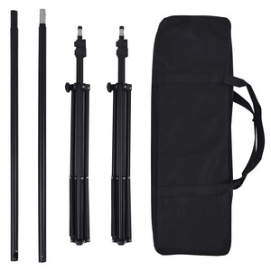 vidaXL Photo Studio Kit with Lights, Background, and Reflector
