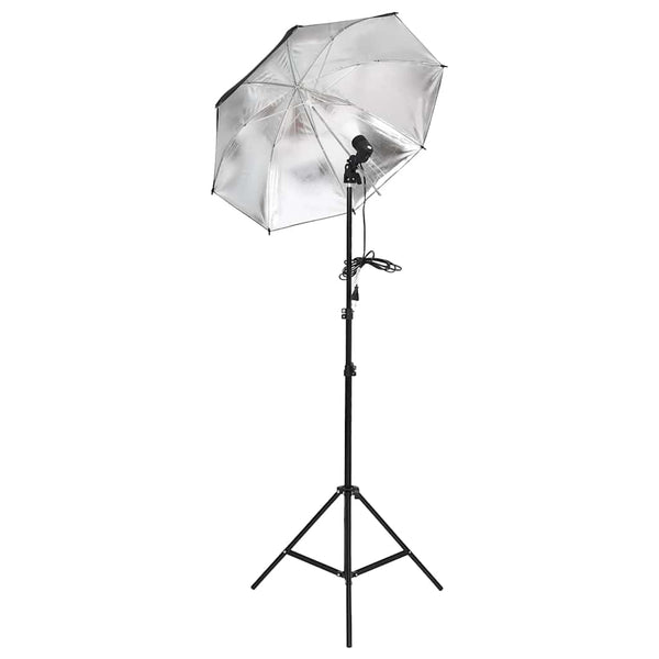 vidaXL Photo Studio Set with Lighting and Backdrop
