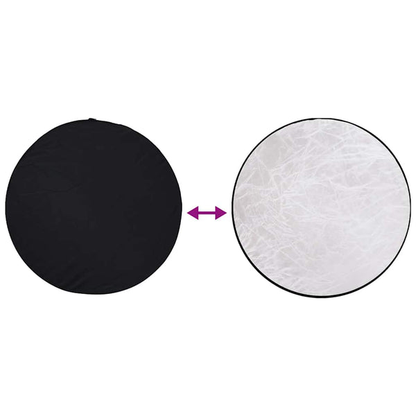 vidaXL Photo Studio Kit with Lights, Background, and Reflector