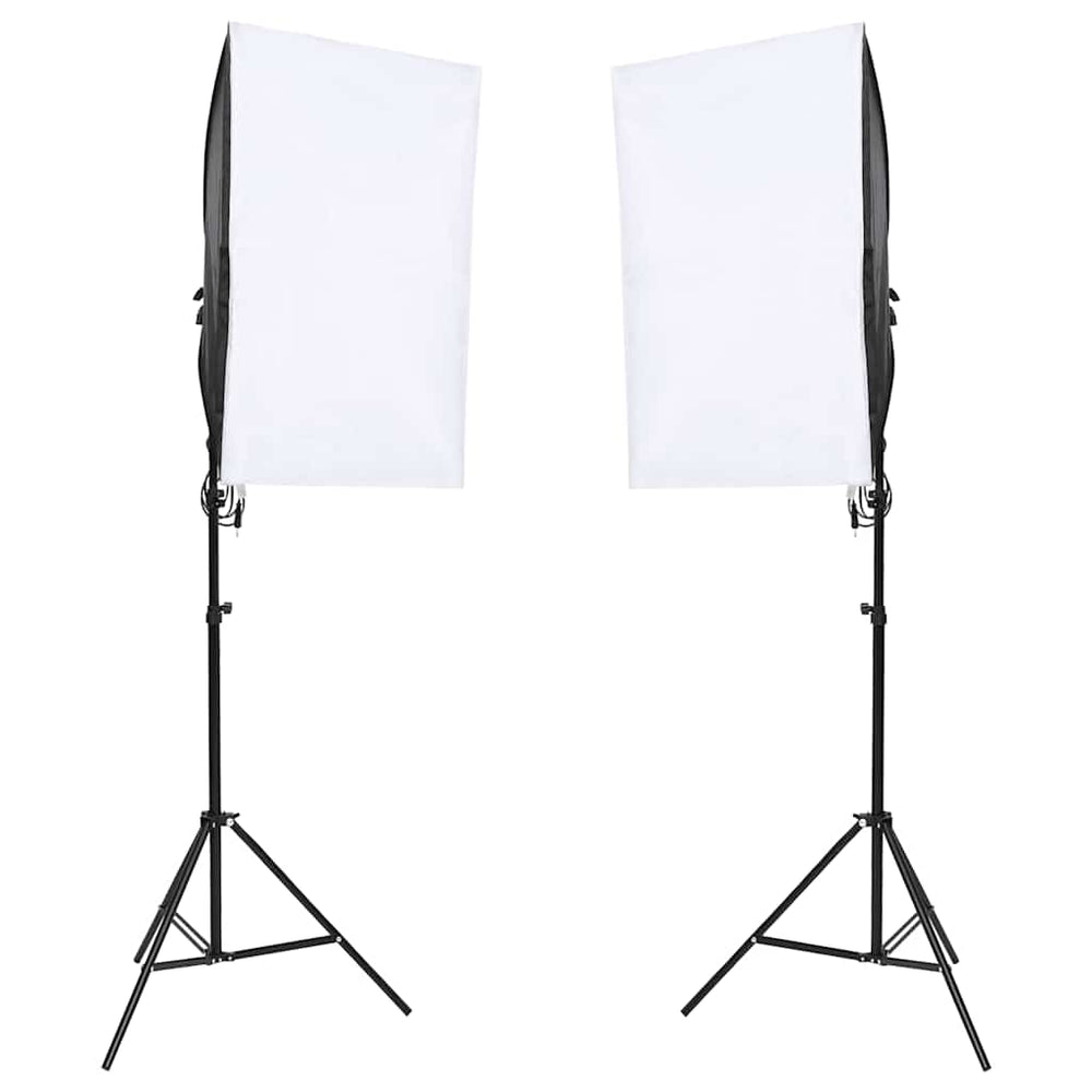 vidaXL Photo Studio Set with Lighting and Backdrop