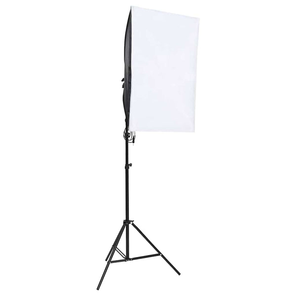 vidaXL Photo Studio Set with Lighting and Backdrop