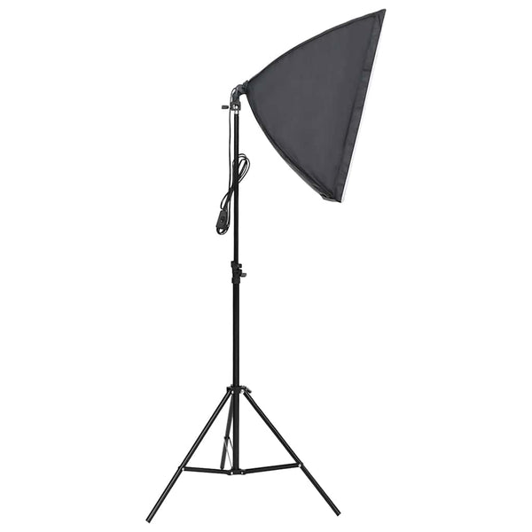 vidaXL Photo Studio Set with Lighting and Backdrop