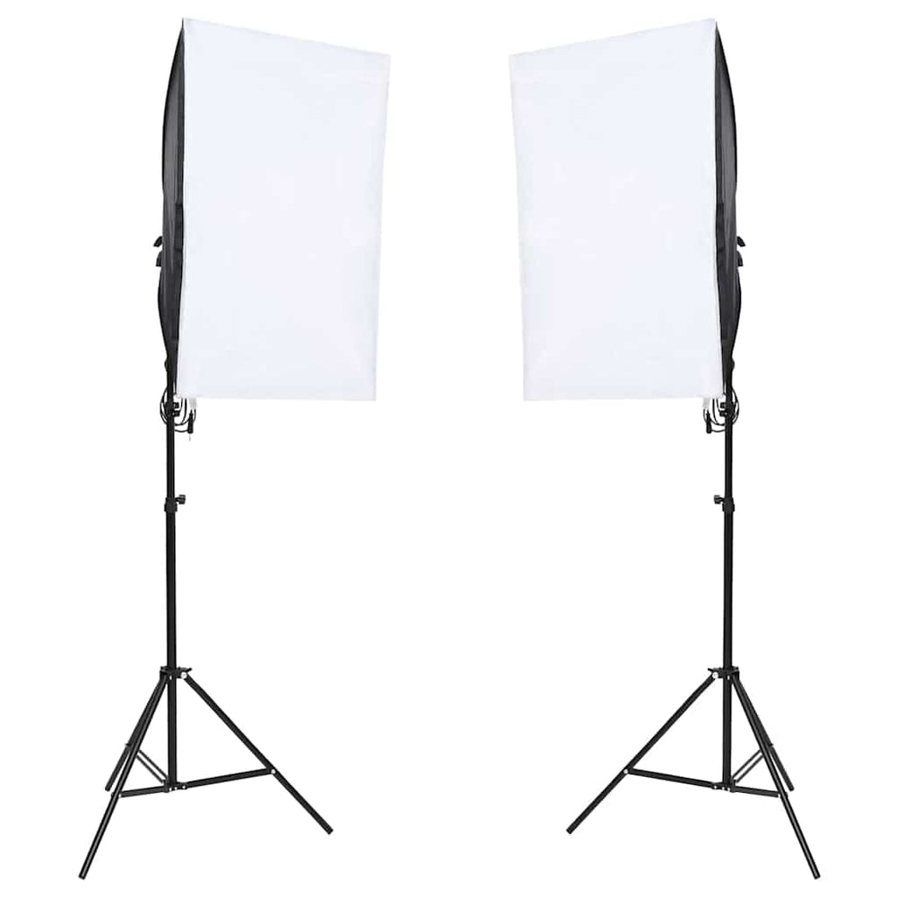 vidaXL Photo Studio Set with Lighting and Backdrop
