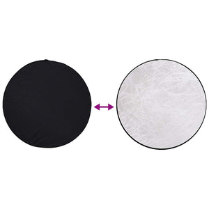 vidaXL Photo Studio Kit with Lights, Background, and Reflector