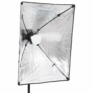 vidaXL Photo Studio Kit with Lights, Background, and Reflector