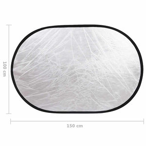 vidaXL Photo Studio Kit with Lights, Background, and Reflector