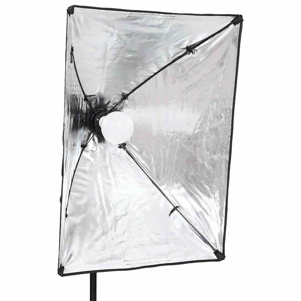 vidaXL Photo Studio Kit with Lights, Background, and Reflector