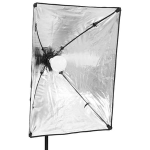 vidaXL Photo Studio Kit with Lights, Background, and Reflector