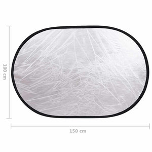 vidaXL Photo Studio Set with Lighting and Reflector