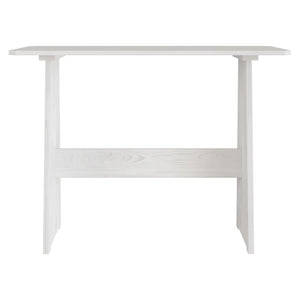 vidaXL 3-Piece Corner Bench Dining Set REINE White Solid Pine Wood