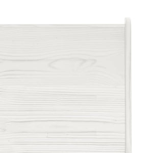 vidaXL 3-Piece Corner Bench Dining Set REINE White Solid Pine Wood