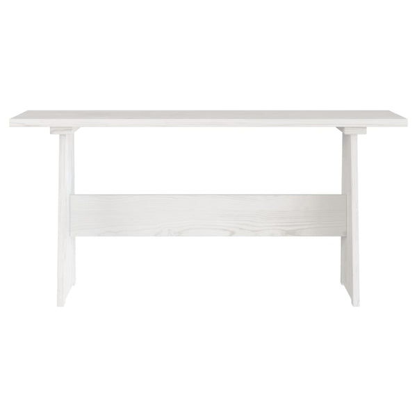 vidaXL 3-Piece Corner Bench Dining Set REINE White Solid Pine Wood