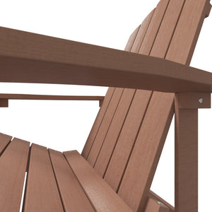 Adirondack-Gartenstuhl HDPE Braun