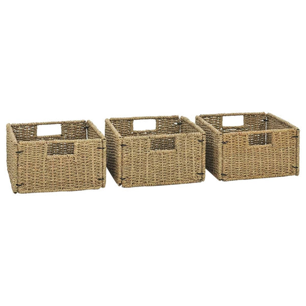 vidaXL Solid Teak Washbasin Cabinet with 3 Baskets 132x45x75cm