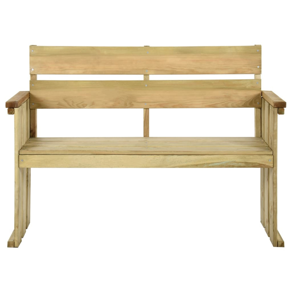 vidaXL Garden Bench 121 cm Impregnated Pinewood
