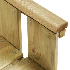 vidaXL Garden Bench 121 cm Impregnated Pinewood