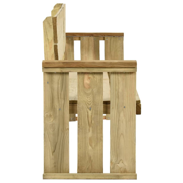 vidaXL Garden Bench 172 cm Impregnated Pinewood