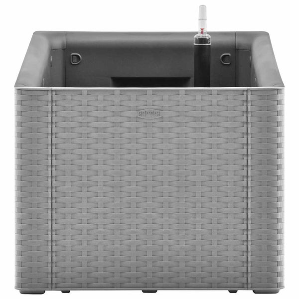 vidaXL Self-Watering Raised Garden Bed Grey 100x43x33 cm