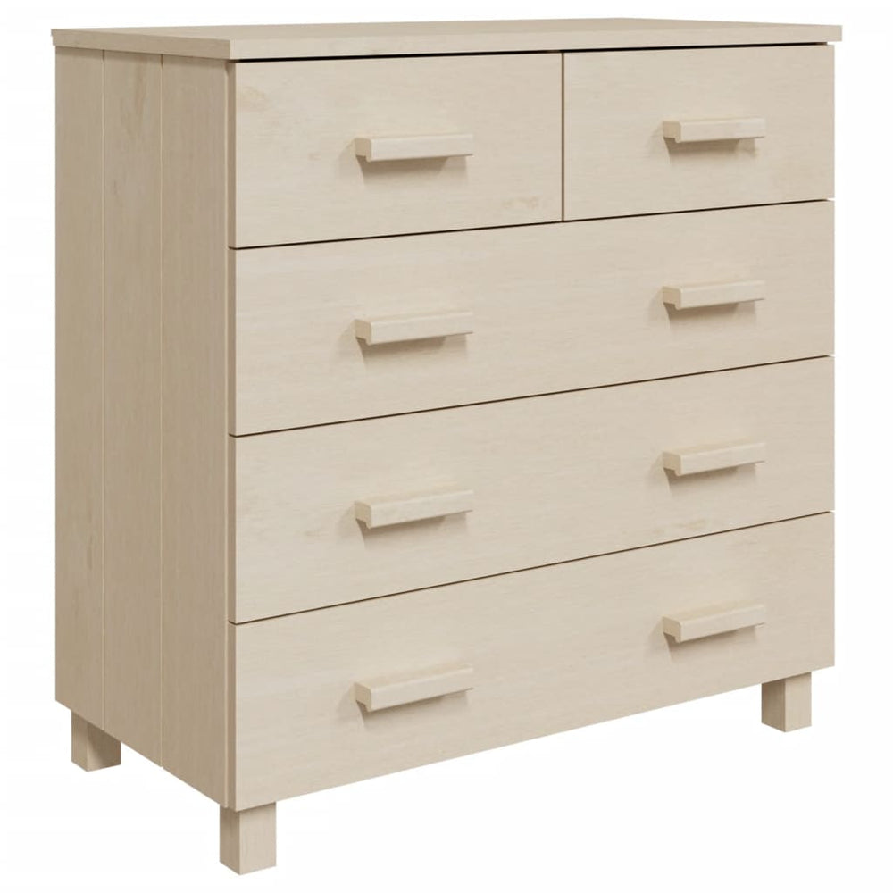 Sideboard HAMAR Honigbraun Kiefer Massivholz 79x80cm