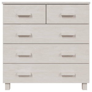 Weißes Kiefer Massivholz Sideboard 79 cm