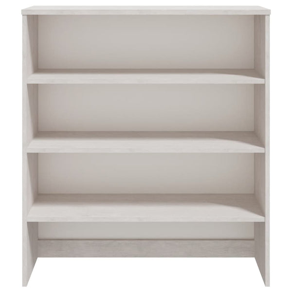 vidaXL HAMAR Highboard Top White 90x30x100 cm Solid Wood