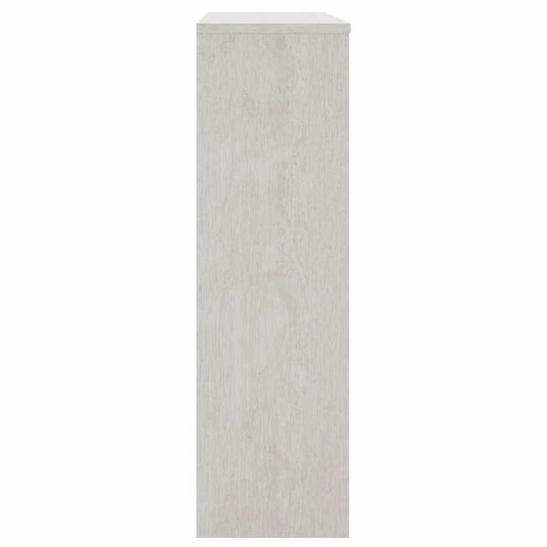 vidaXL HAMAR Highboard Top White 90x30x100 cm Solid Wood