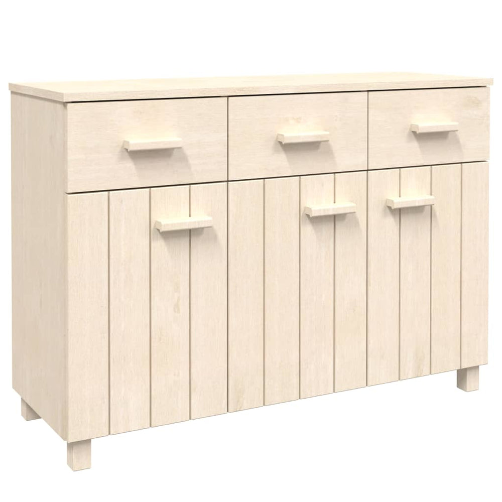 vidaXL Sideboard HAMAR Honey Brown 113x40x80 cm Solid Pine Wood